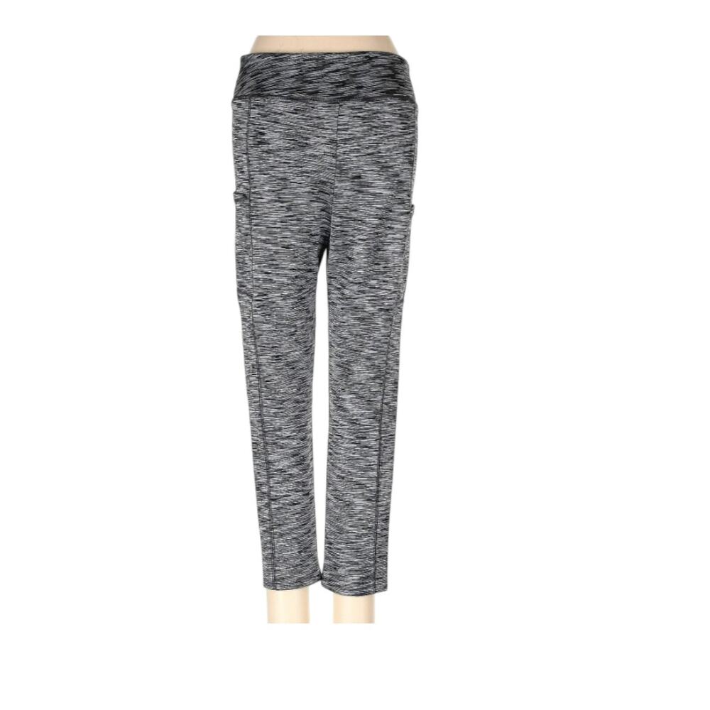 J Crew Small Womens Leggings Activewear Pockets Black NWOT